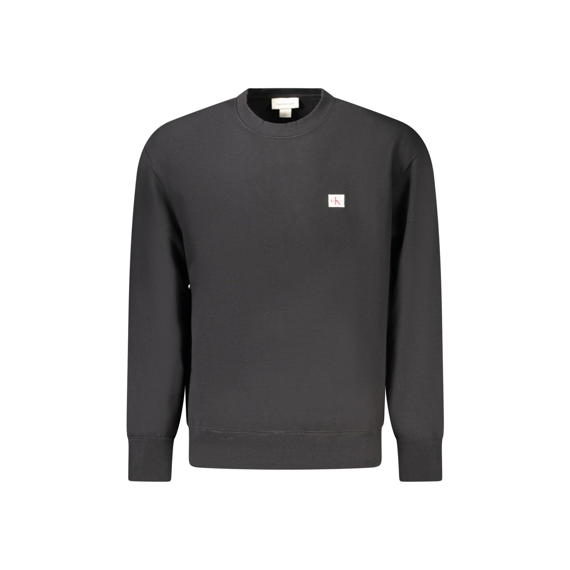 Calvin Klein Felpa Maniche Lunghe Uomo Nera Logo Felpe Nero - foto prodotto
