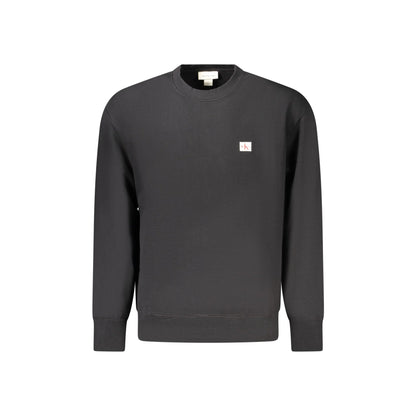 Calvin Klein Felpa Maniche Lunghe Uomo Nera Logo Felpe Nero - foto prodotto