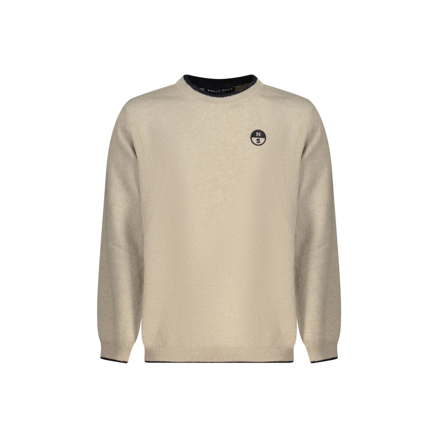 North Sails Maglione Bambino Beige Girocollo Lana Cachemire Logo Maglie unisex - foto prodotto