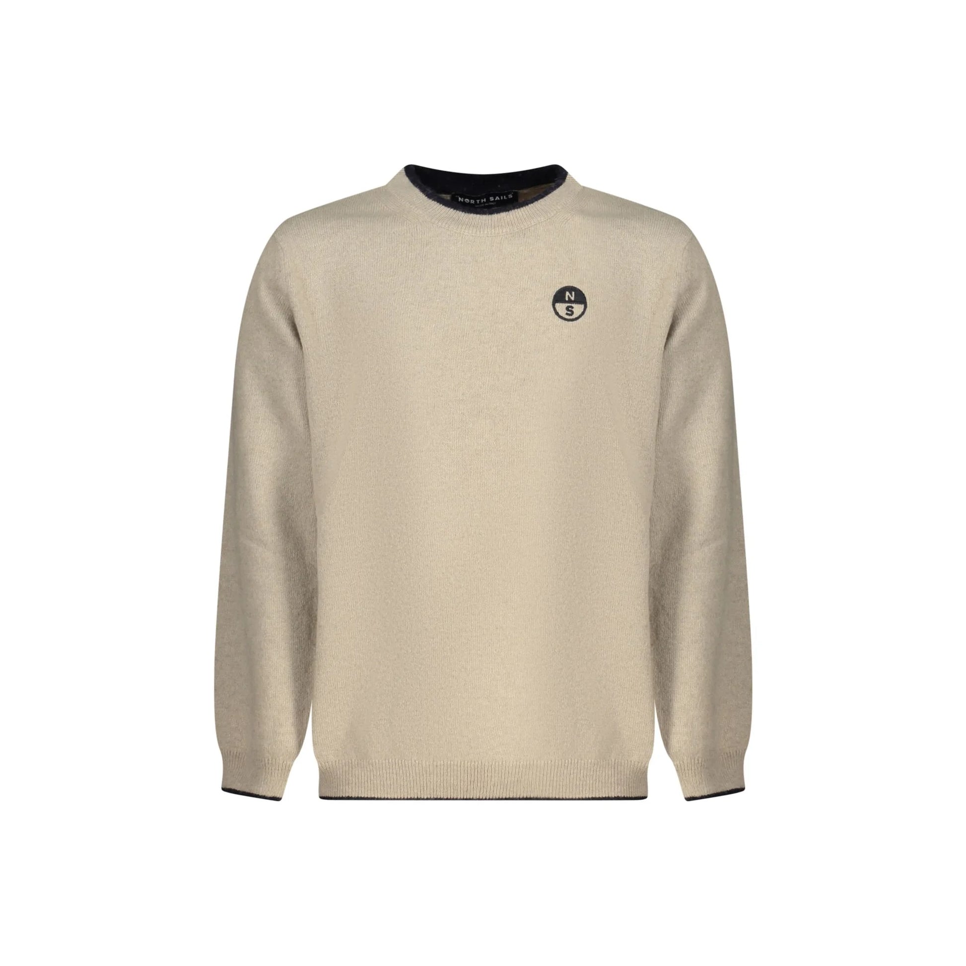 North Sails Maglione Bambino Beige Girocollo Lana Cachemire Logo Maglie unisex - foto prodotto