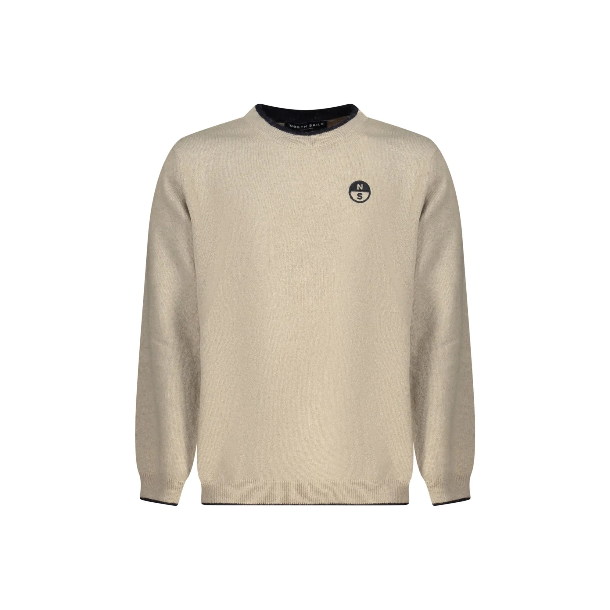 North Sails Maglione Bambino Beige Girocollo Lana Cachemire Logo Maglie unisex - foto prodotto