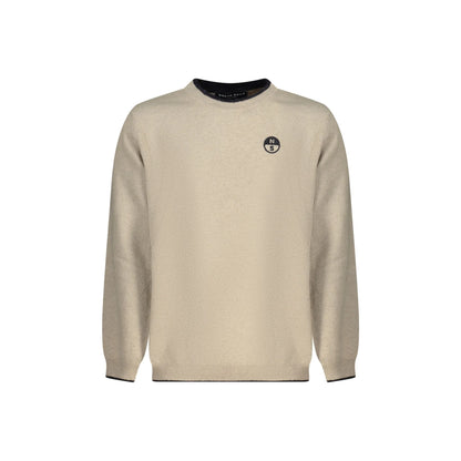 North Sails Maglione Bambino Beige Girocollo Lana Cachemire Logo Maglie unisex - foto prodotto
