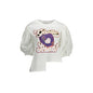 Gaelle Paris T-Shirt Donna Bianca Stampa Bianco - foto prodotto