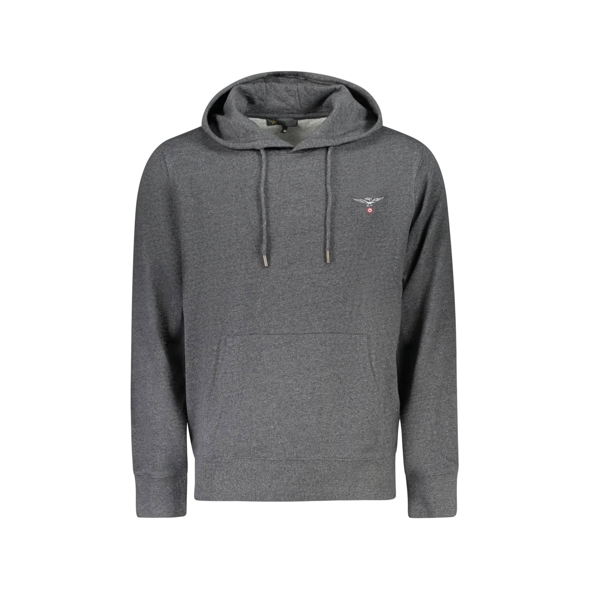 ACCADEMIA MILITARE FELPA CON ZIP UOMO GRIGIO