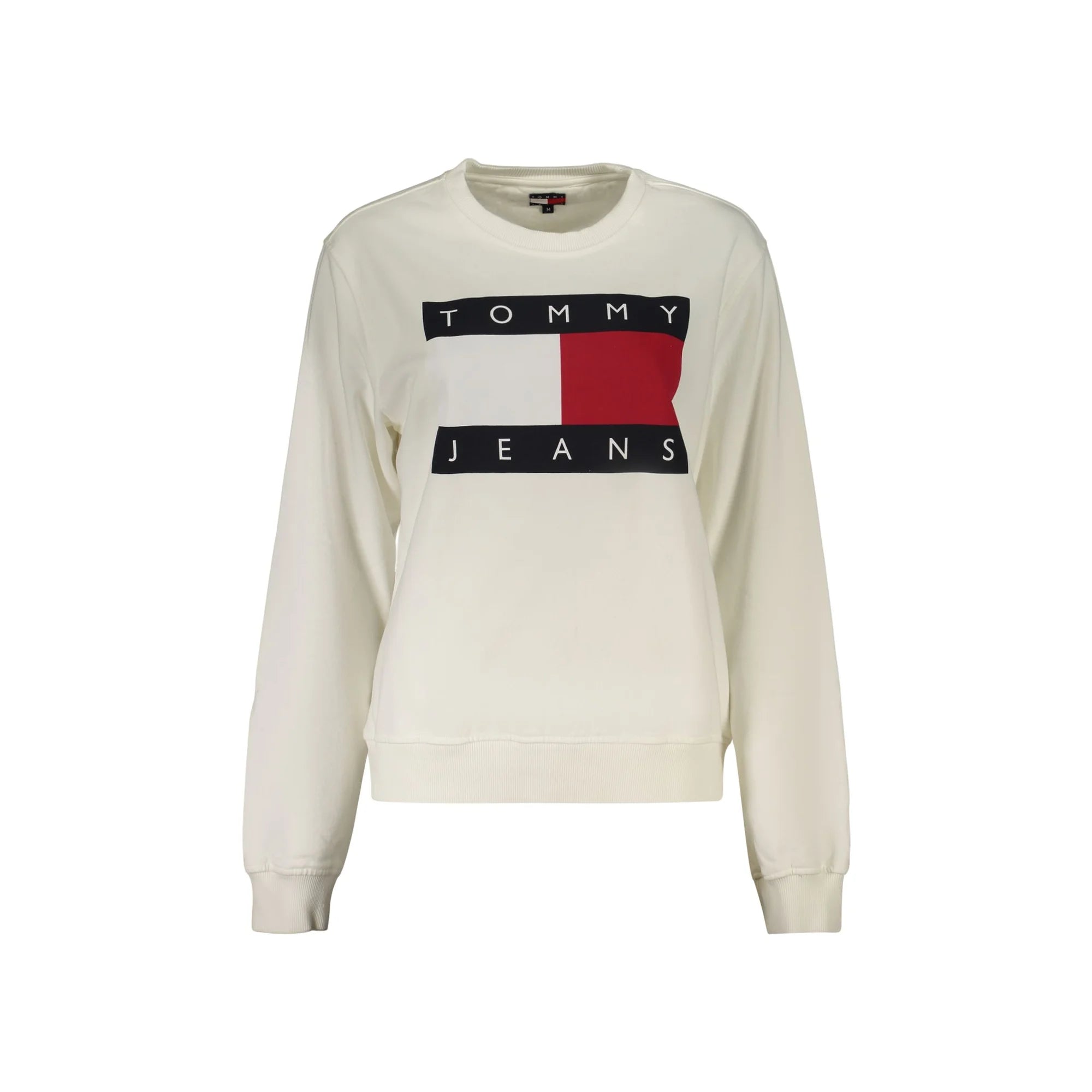 TOMMY HILFIGER FELPA SENZA ZIP DONNA BIANCO