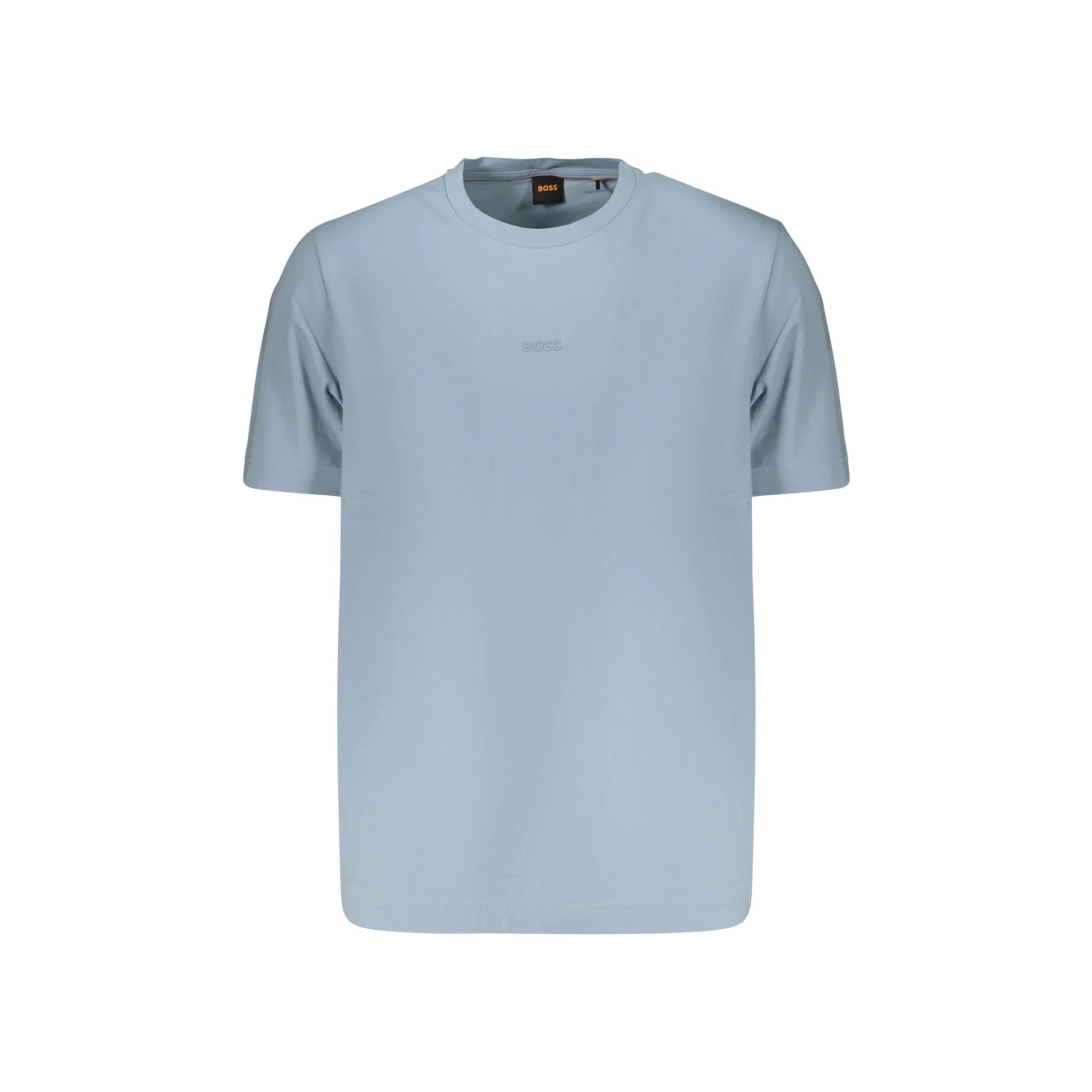BOSS T-SHIRT MANICHE CORTE UOMO AZZURRO