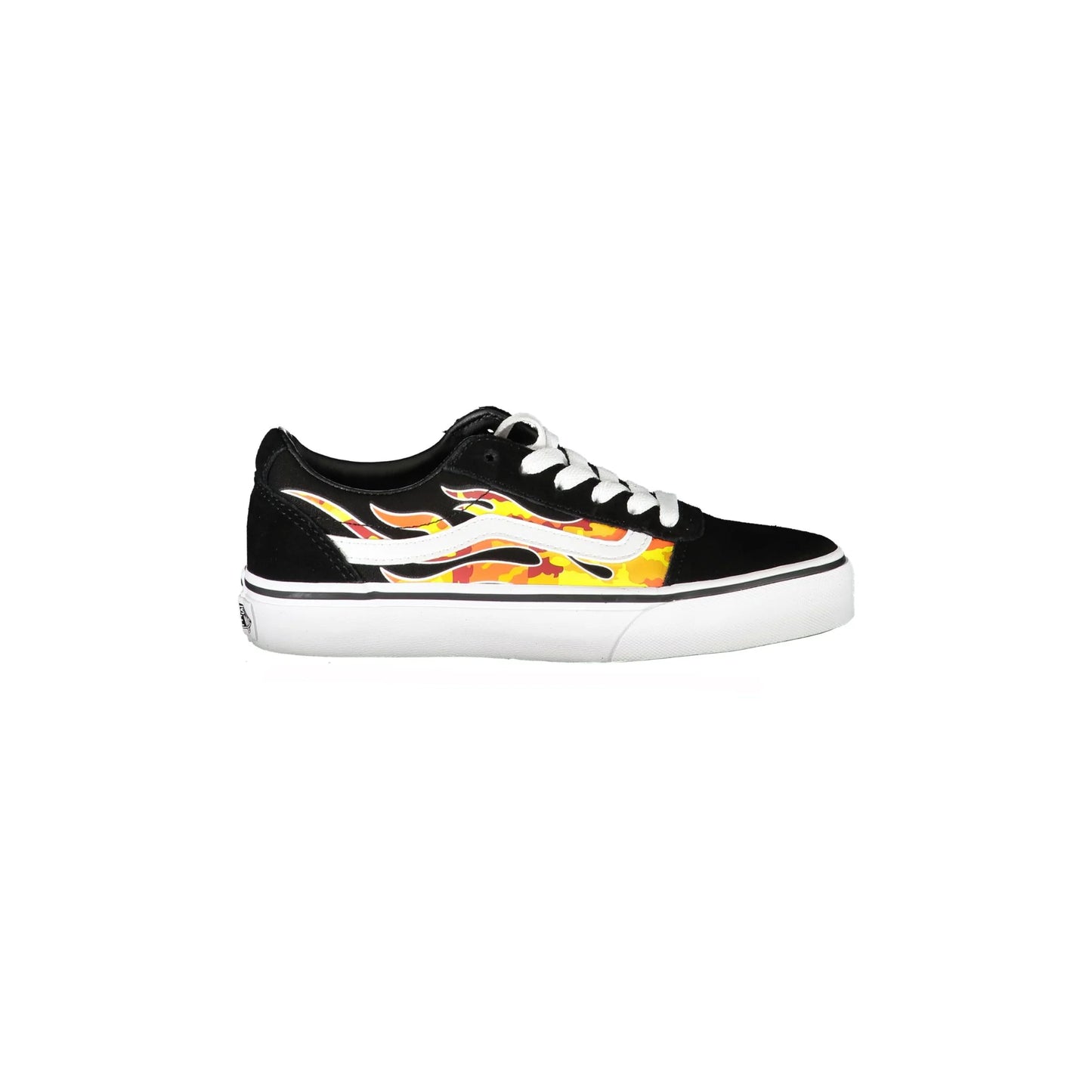 VANS Scarpe Sportive Alte Uomo Nere con Lacci e Dettagli a Contrasto Sneakers Nero - foto prodotto