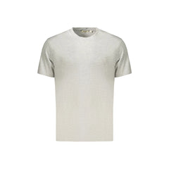 Ellesse T-Shirt Maniche Corte Uomo Grigia Ricamo Logo