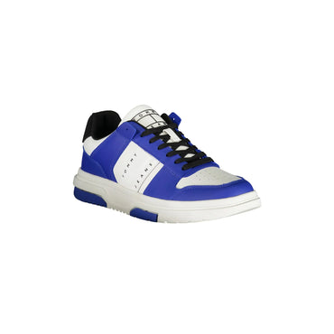 TOMMY HILFIGER Scarpe Sneakers Uomo Blu con Dettagli a Contrasto - vista 2