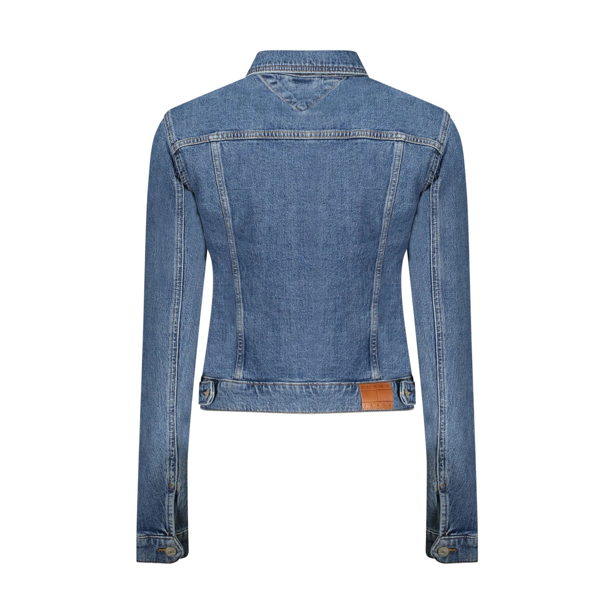 Tommy Hilfiger Giubbotto Maniche Lunghe Donna Blu Ricamo Giubbotti e Giacche - vista 2