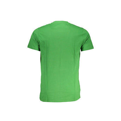Cavalli Class T-Shirt Maniche Corte Uomo Verde Stampa - vista 2