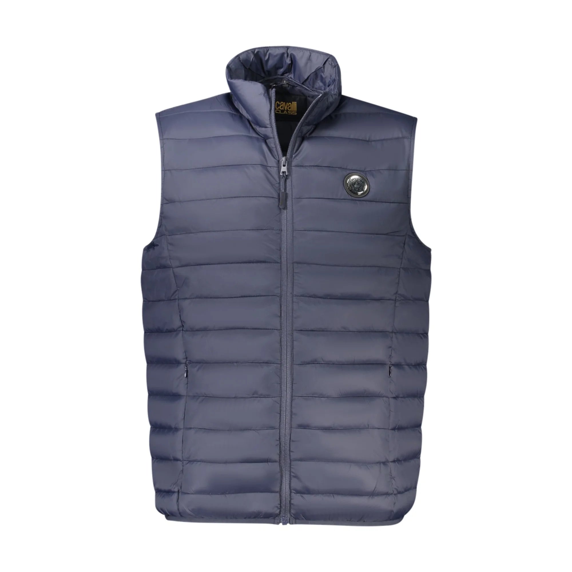 Cavalli Class Smanicato Uomo Blu con Logo Giubbotti e Giacche - foto prodotto