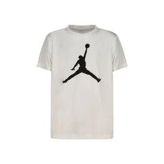 Jordan T-Shirt Kratki Rokavi Unisex Bela Tisk Logotip