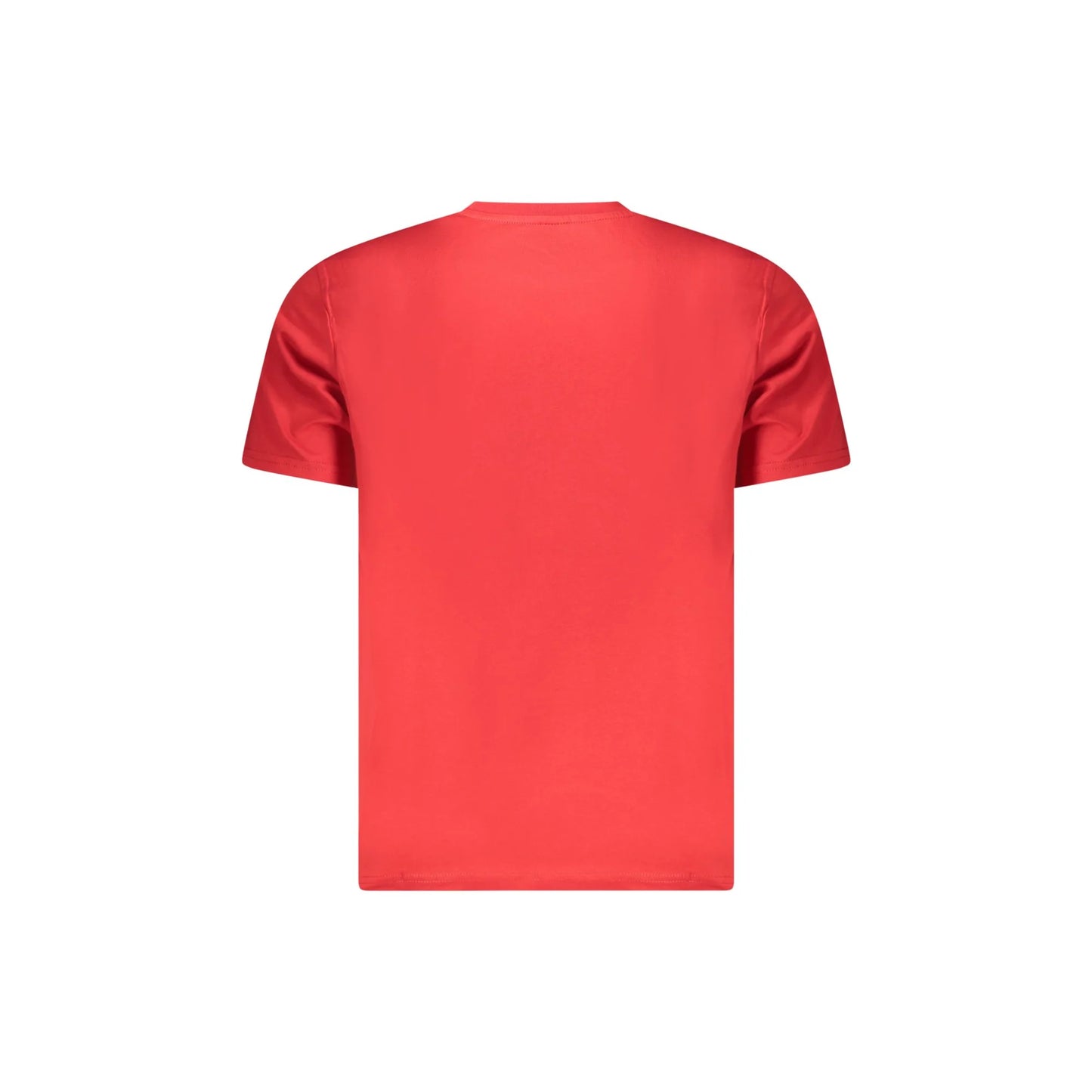 North Sails T-Shirt Maniche Corte Uomo Rossa Stampa Logo rosso - vista 2