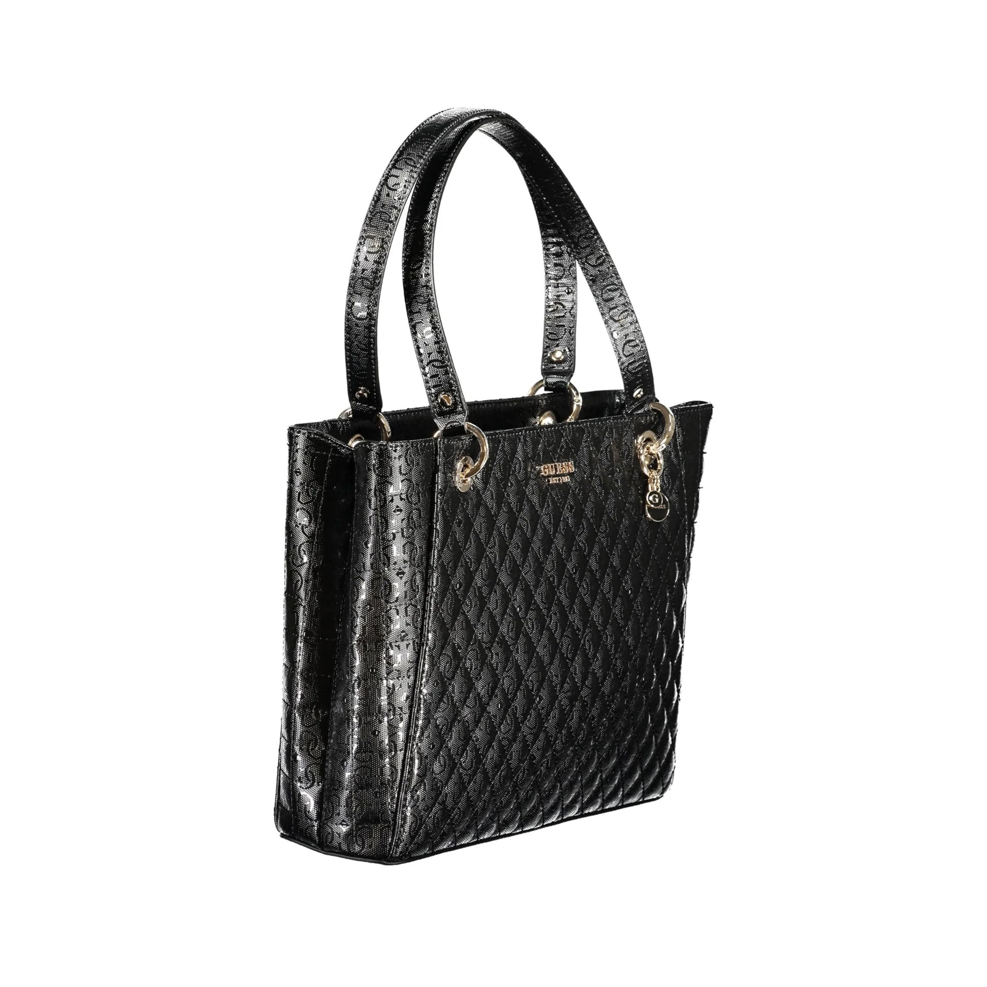 GUESS JEANS Borsa Donna a Spalla Nera Yarmilla con Scomparti e Zip Borse nero - vista 3