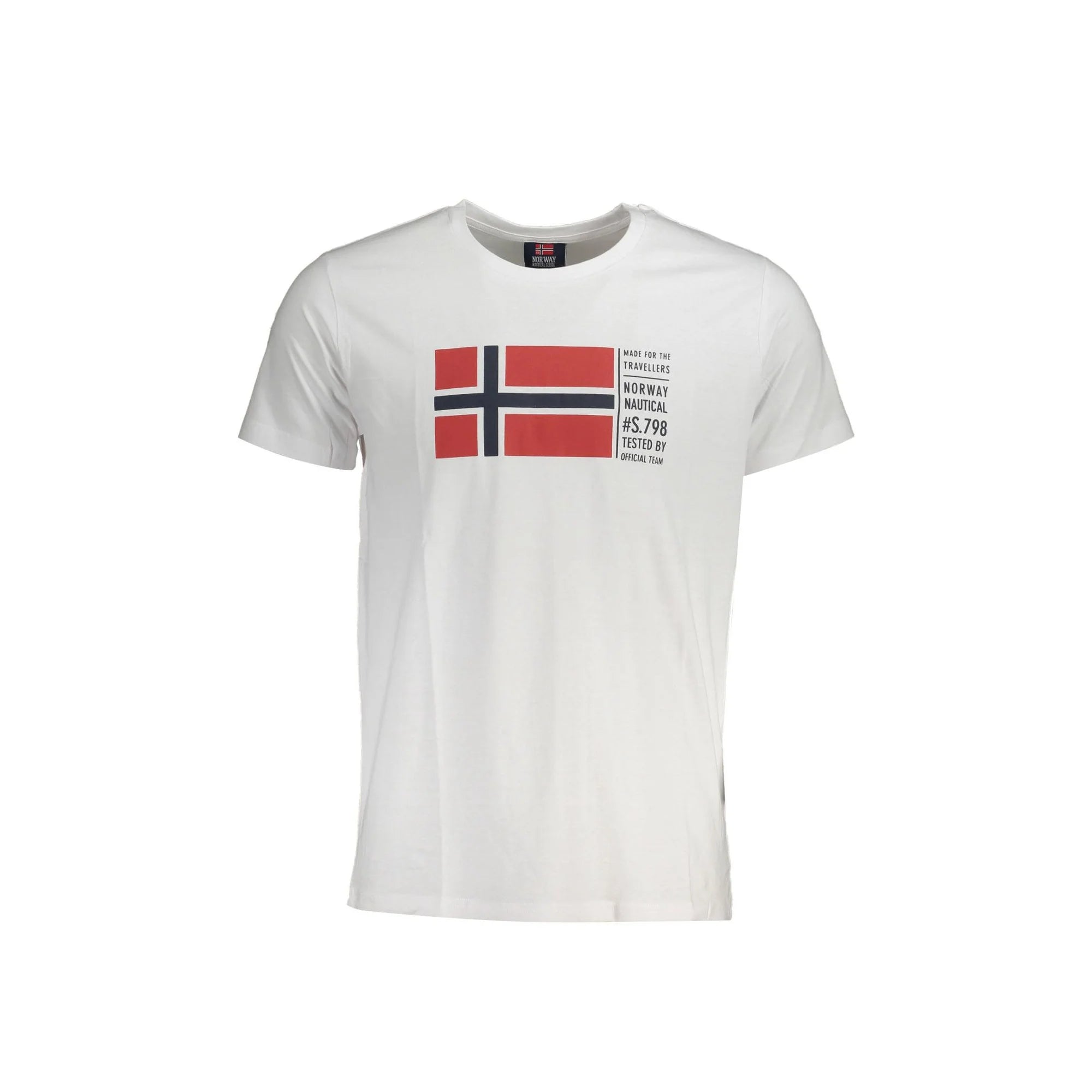 NORWAY 1963 T-SHIRT MANICHE CORTE UOMO BIANCO