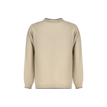 North Sails Maglione Bambino Beige Girocollo Lana Cachemire Logo Maglie unisex - vista 2