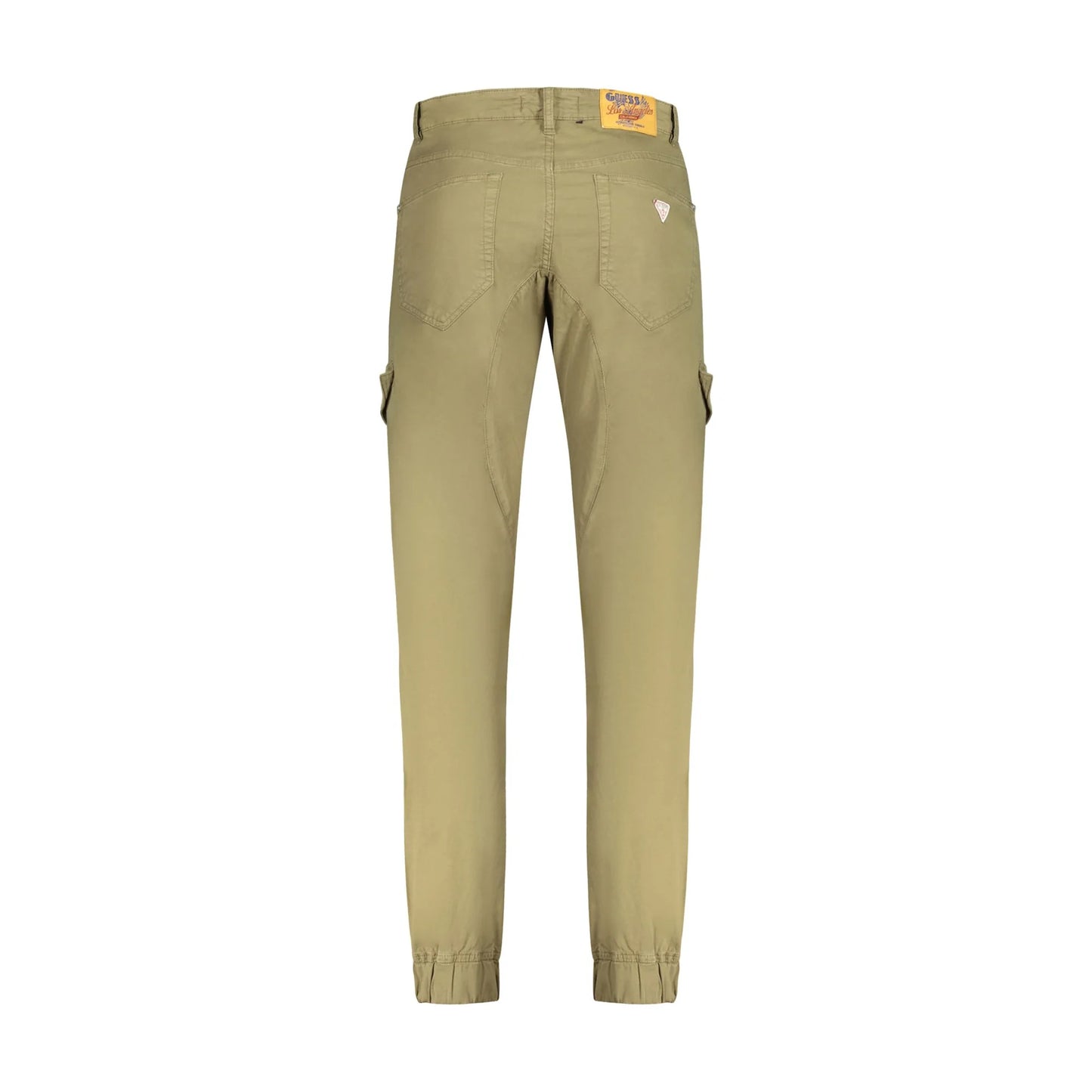 Guess Jeans Pantaloni Uomo Verde Slim Fit con Logo - vista 2