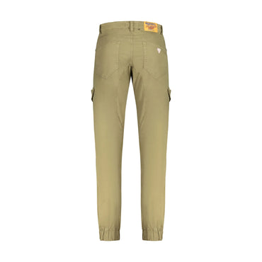 Guess Jeans Pantaloni Uomo Verde Slim Fit con Logo - vista 2
