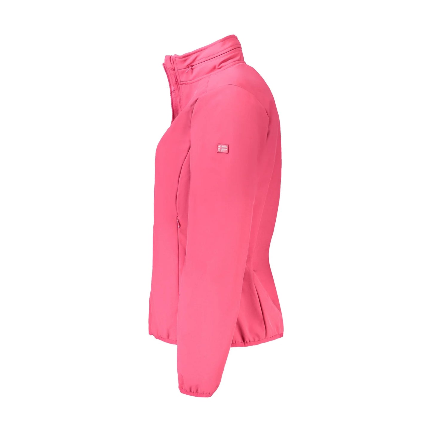 Norway 1963 Giubbotto Donna Rosa Soft Shell con Cappuccio Removibile Logo Giubbotti e Giacche - vista 3