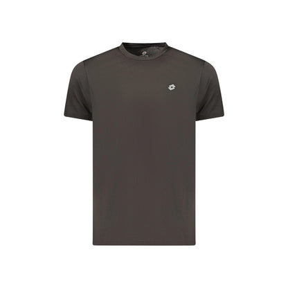 LOTTO T-SHIRT MANICHE CORTE UOMO NERO