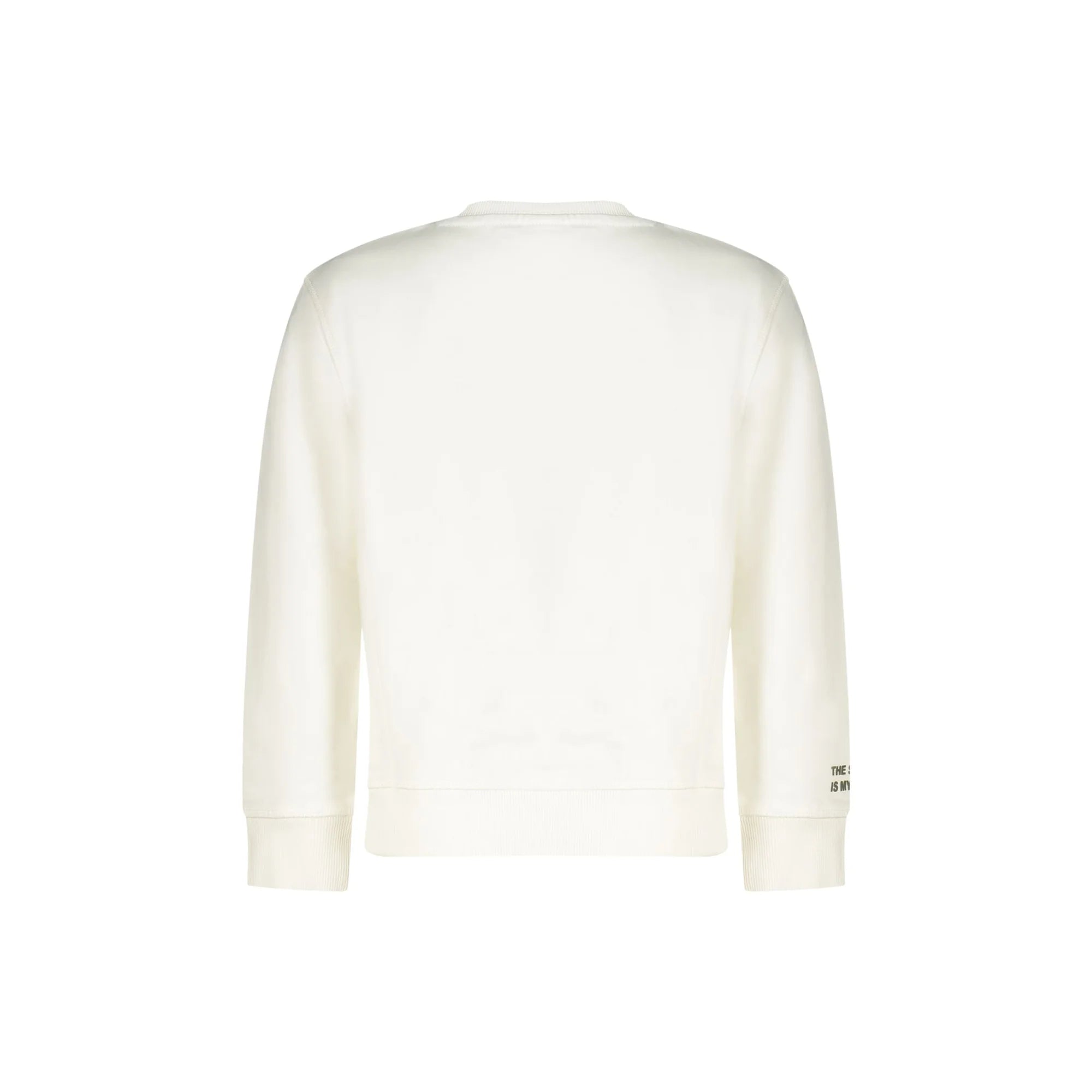 North Sails Felpa Maniche Lunghe Unisex Bianca Logo Felpe bianco - vista 2