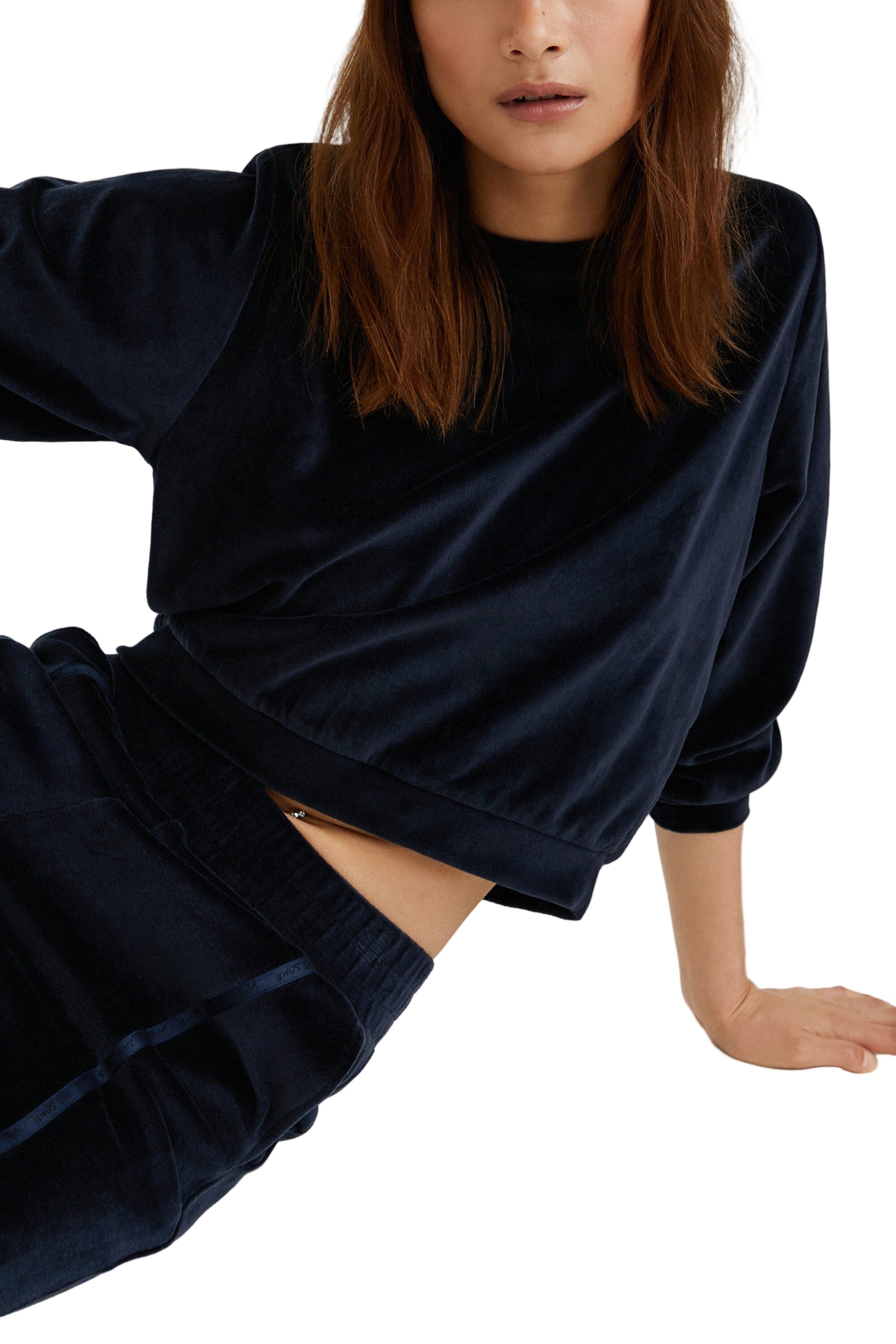 Desigual Maglia Donna Blu con Logo