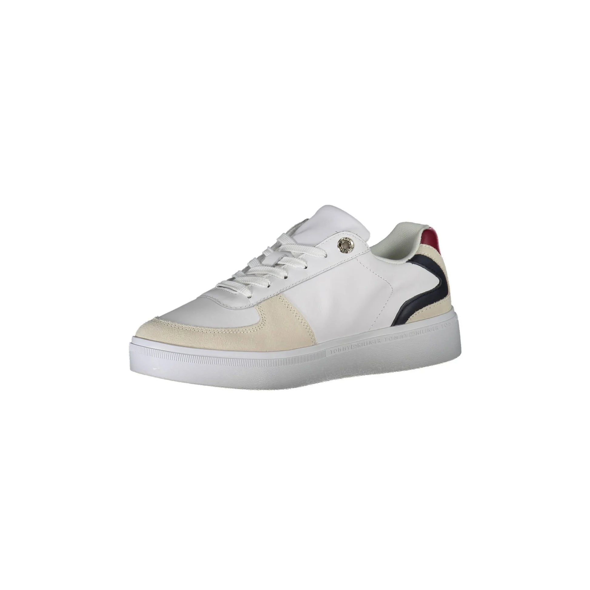 TOMMY HILFIGER Scarpe Sneakers Donna Bianche con Dettagli a Contrasto bianco - vista 3