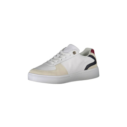 TOMMY HILFIGER Scarpe Sneakers Donna Bianche con Dettagli a Contrasto bianco - vista 3