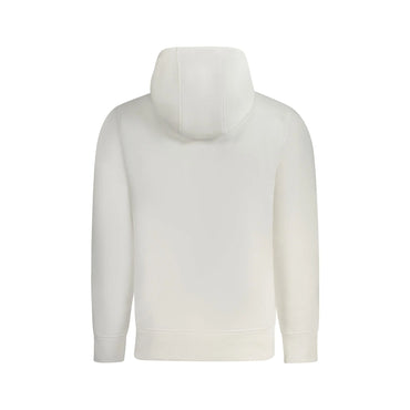 Calvin Klein Felpa Uomo Bianca Cappuccio Felpata Stampa Logo Felpe bianco - vista 2