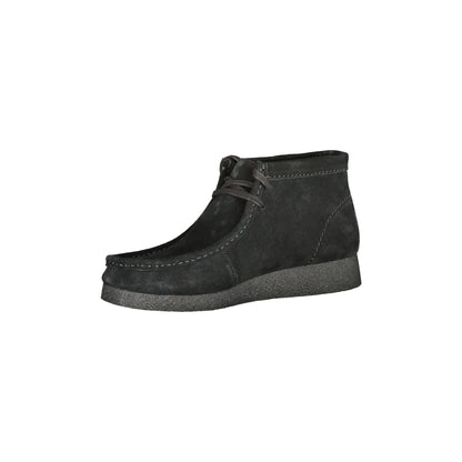 Clarks Sneakers Uomo Nere Pelle Scamosciata Logo nero - vista 3