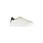 CALVIN KLEIN Scarpe Sneakers Uomo Bianche con Lacci e Logo Bianco - foto prodotto
