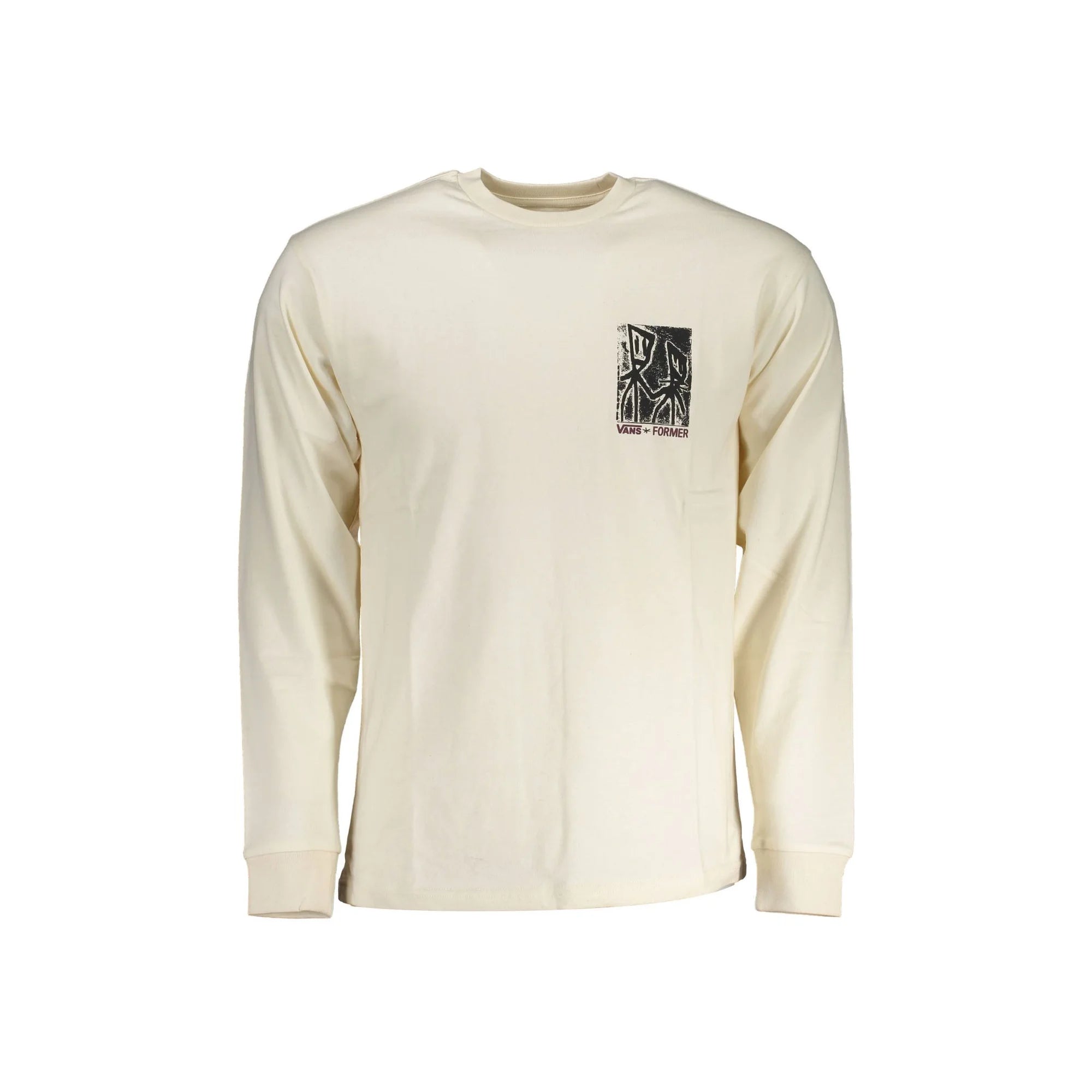 VANS T-SHIRT MANICHE LUNGHE UOMO BIANCO