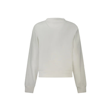 Guess Jeans Felpa Maniche Lunghe Donna Bianca Ricamo Felpe bianco - vista 2