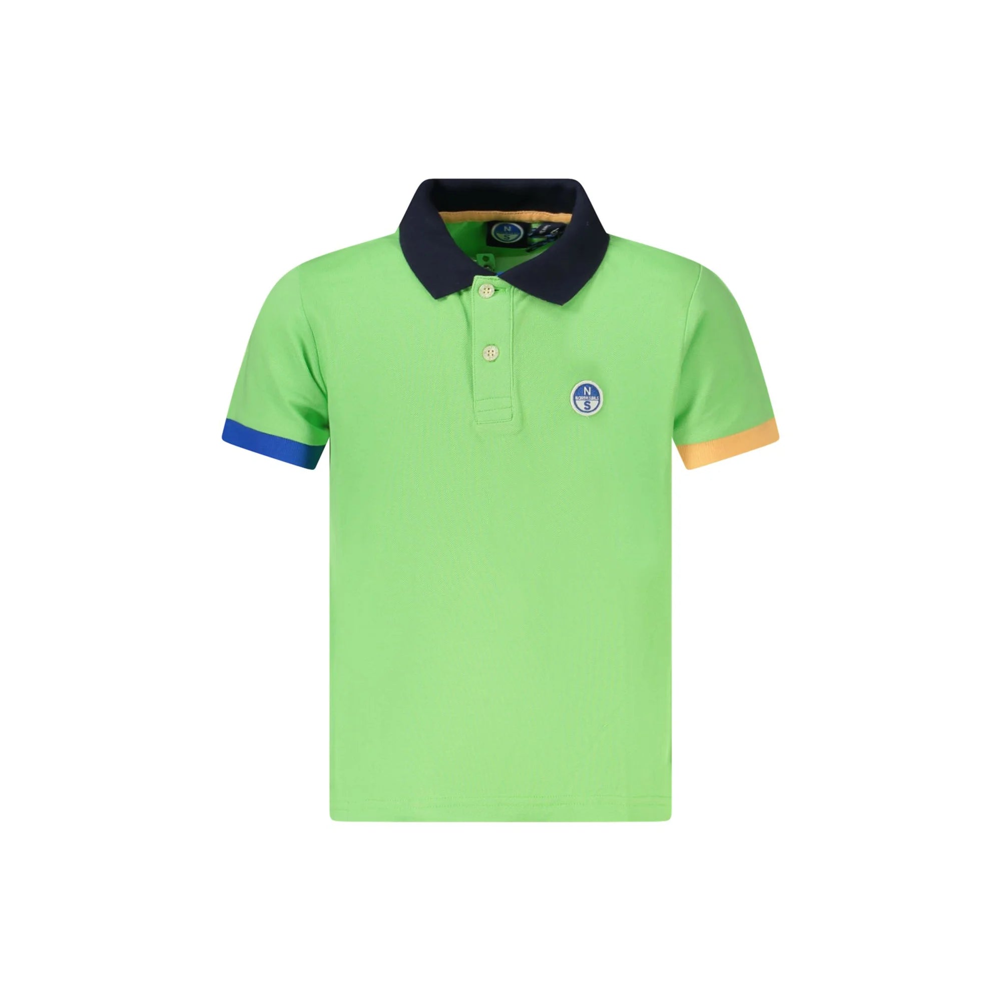 North Sails Polo Maniche Corte Bambino Verde Logo - foto prodotto