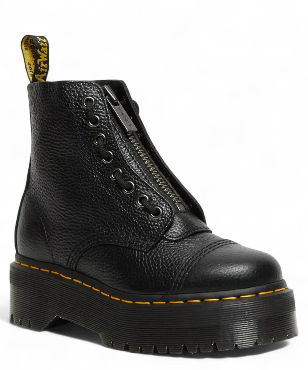 DR. MARTENS Stivaletti Donna Neri Sinclair Milled Nappa