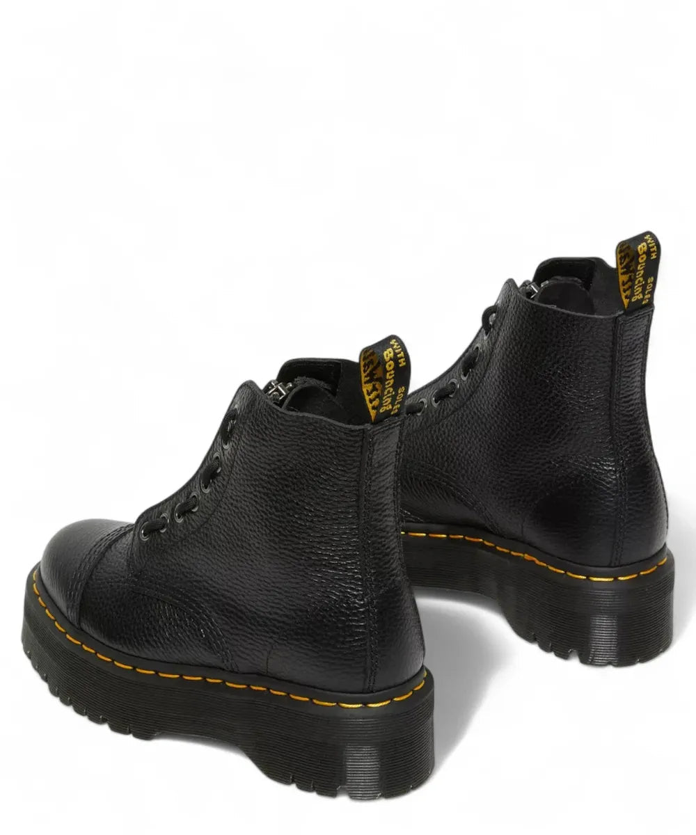 DR. MARTENS Stivaletti Donna Neri Sinclair Milled Nappa