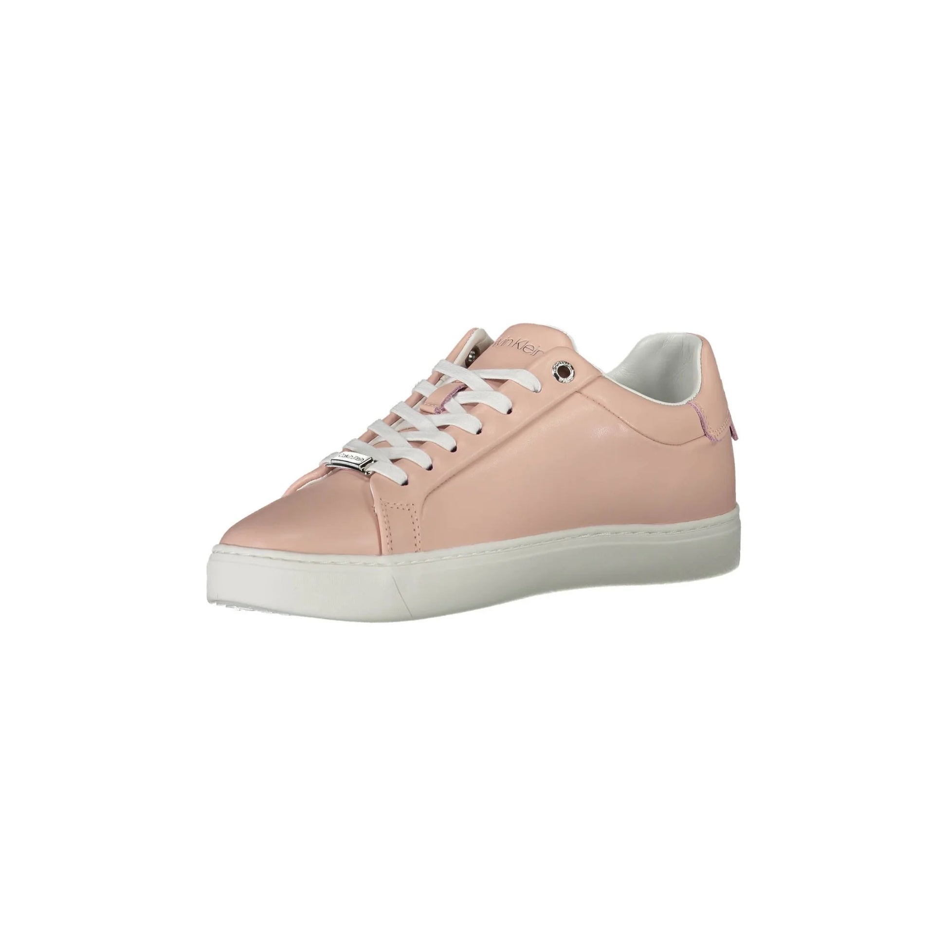 CALVIN KLEIN Scarpe Sneakers Donna Rosa con Dettagli a Contrasto - vista 3
