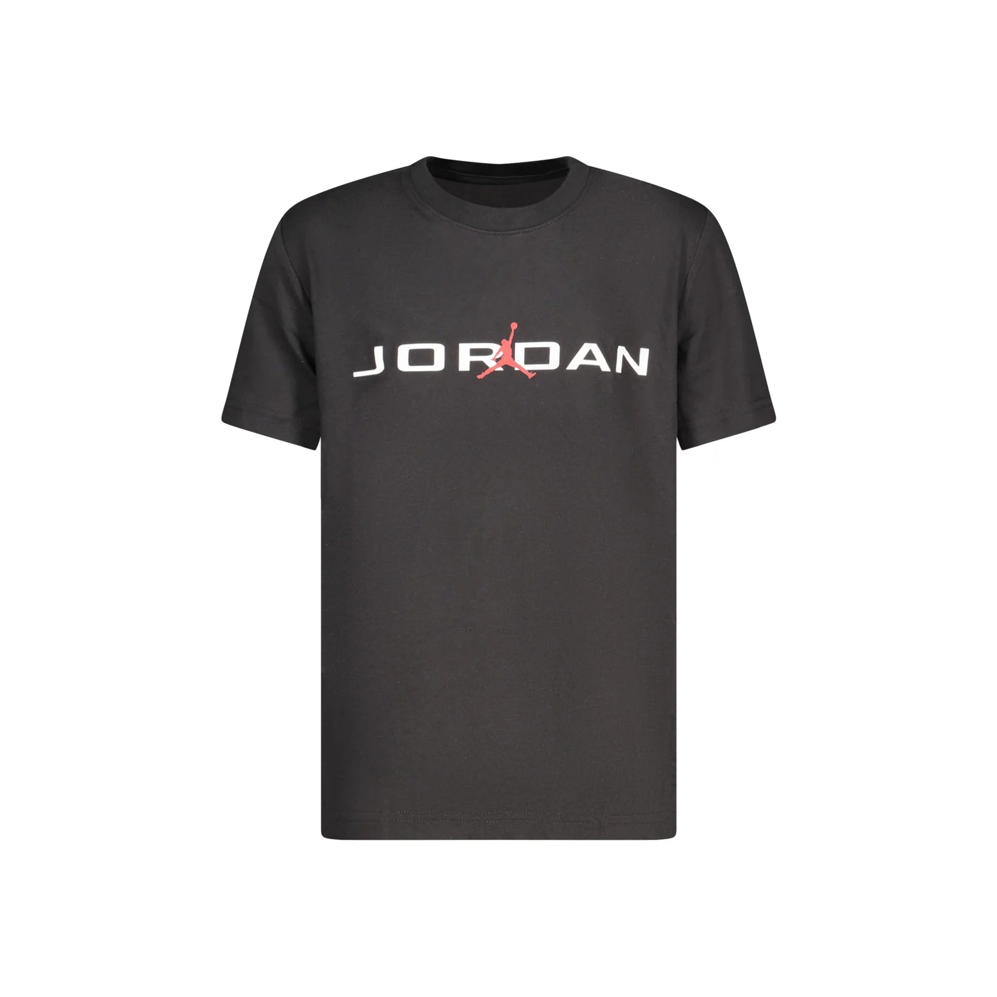 JORDAN T-SHIRT MANICHE CORTE BAMBINO NERO