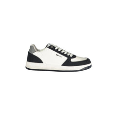 Gas White Logo Print Sneakers Men