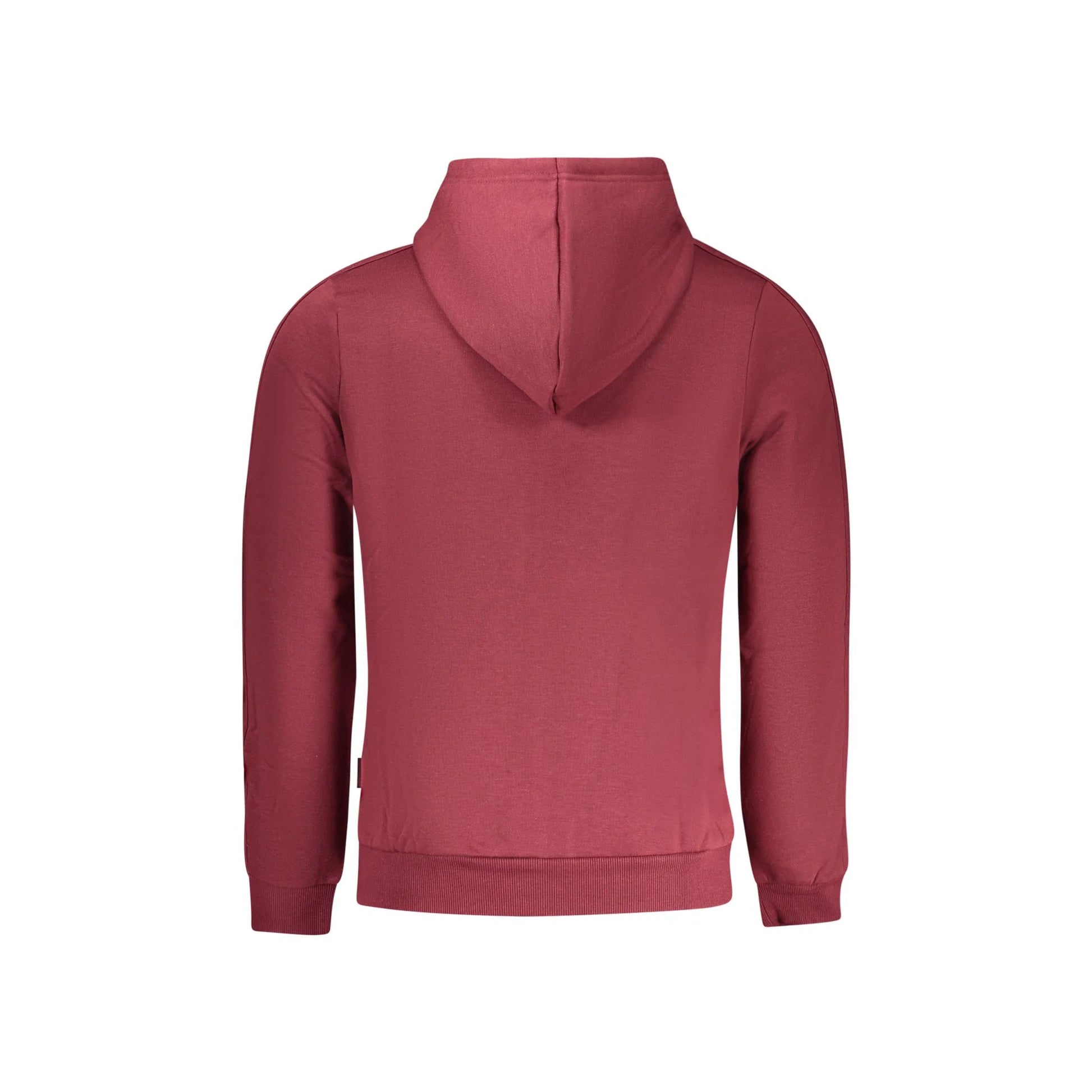 U.S. Grand Felpa Uomo Rossa con Cappuccio Zip Felpata Tasche Logo Felpe rosso - vista 2