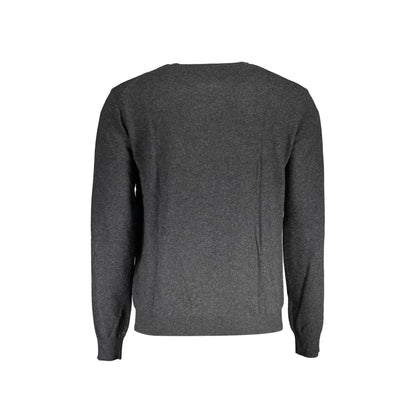 La Martina Maglione Uomo Grigio Ricamo Maglie - vista 2