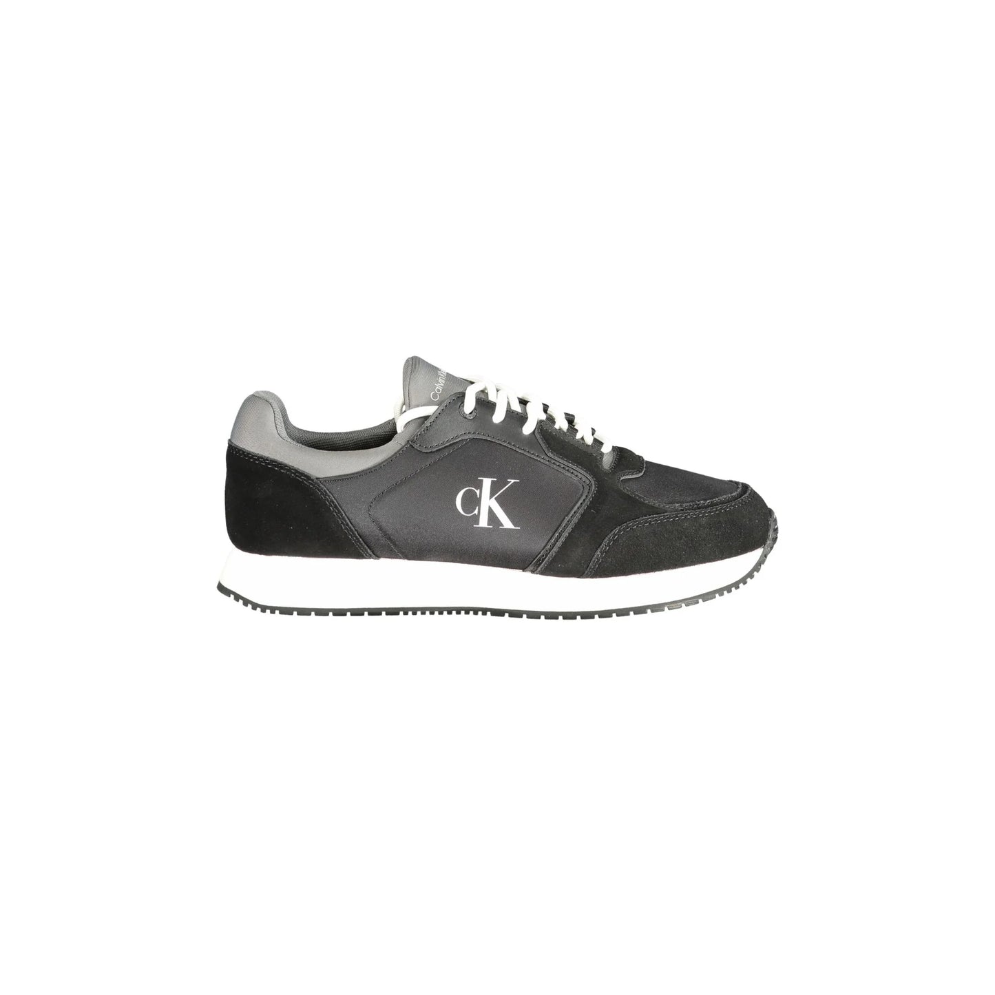 CALVIN KLEIN Sneakers Uomo Nere con Dettagli Grigi e Bianchi Nero - foto prodotto