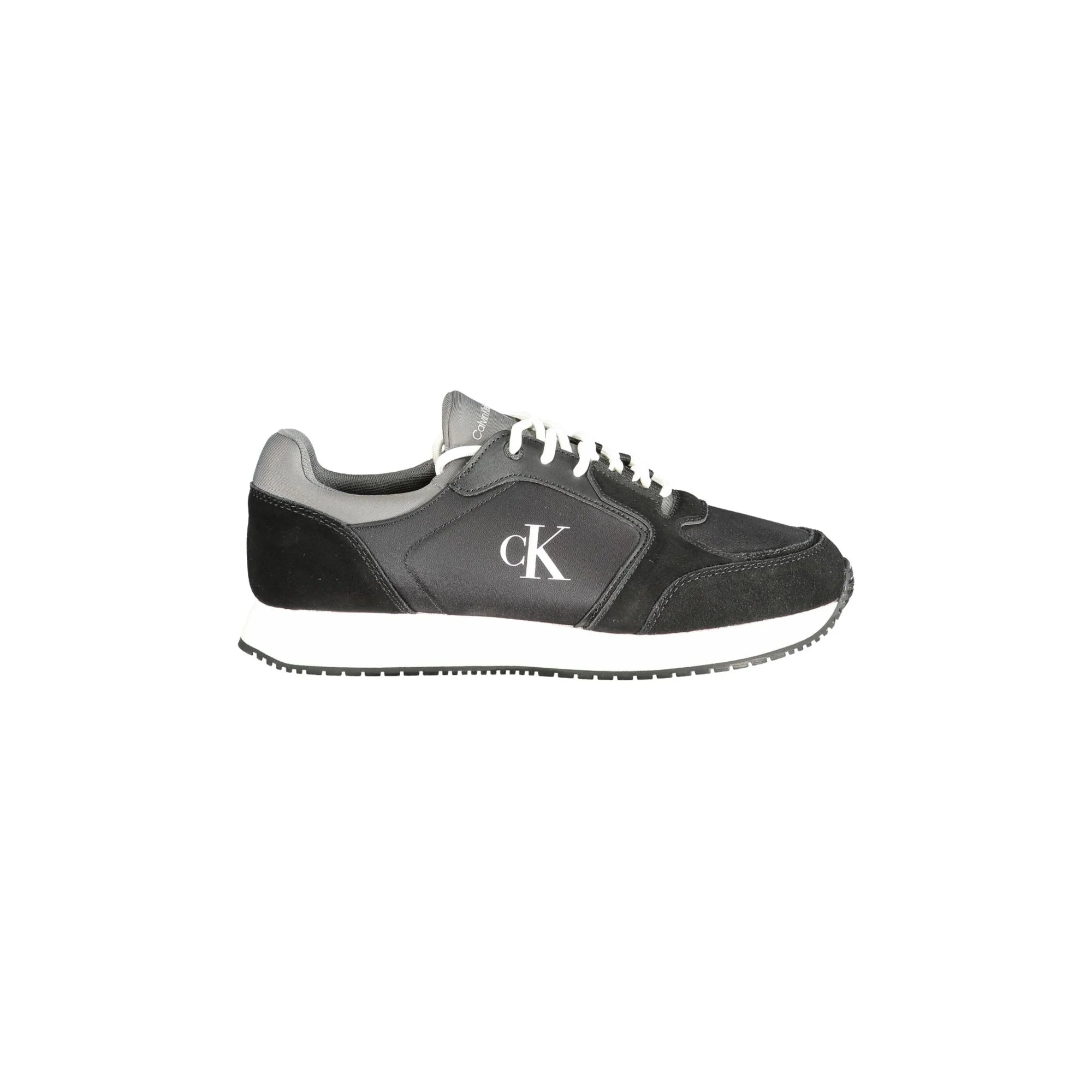 CALVIN KLEIN Sneakers Uomo Nere con Dettagli Grigi e Bianchi Nero - foto prodotto