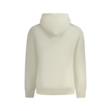 Calvin Klein Felpa Uomo Bianca Cappuccio Felpata Ricamo Logo Felpe bianco - vista 2