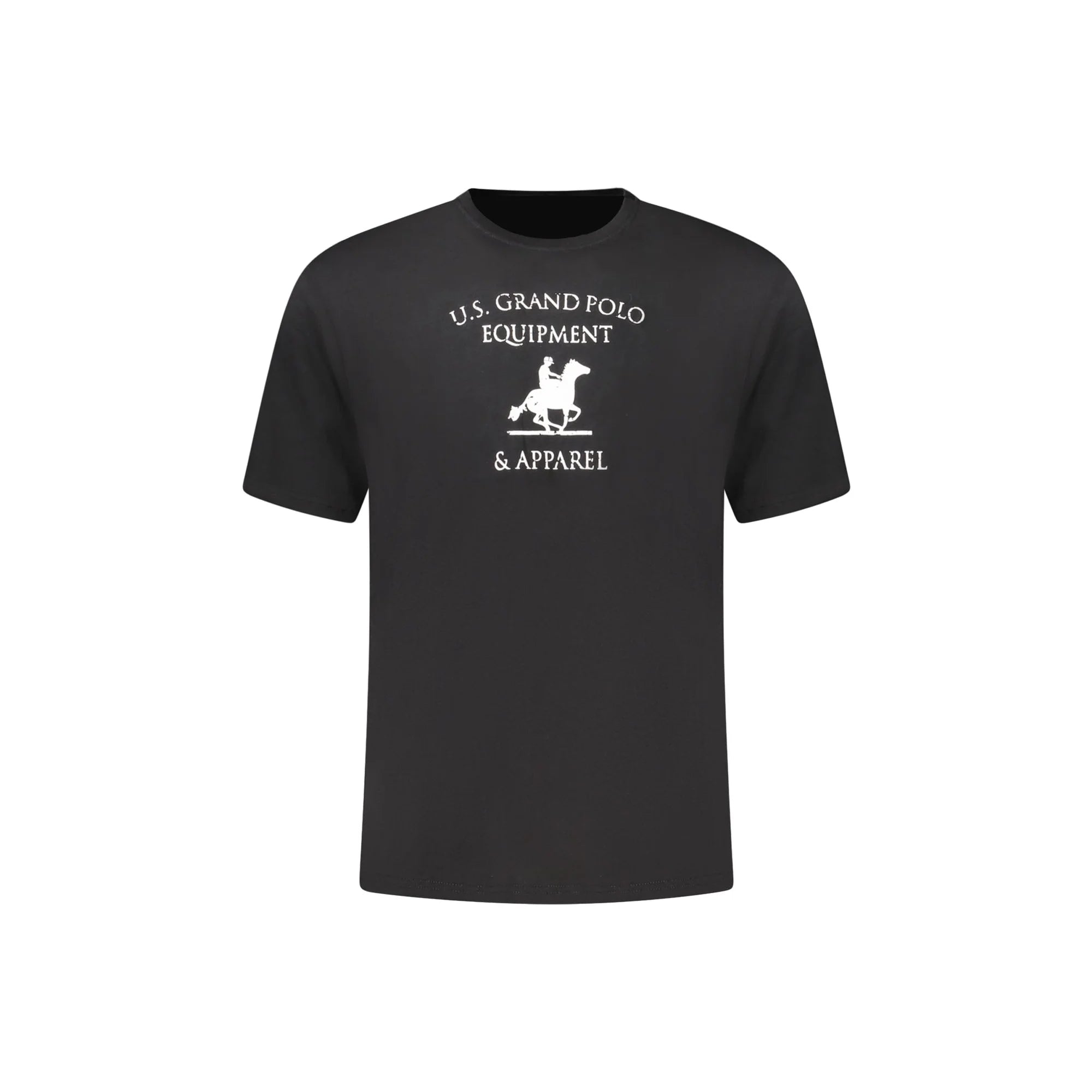 U.S. GRAND POLO T-SHIRT MANICHE CORTE UOMO NERO