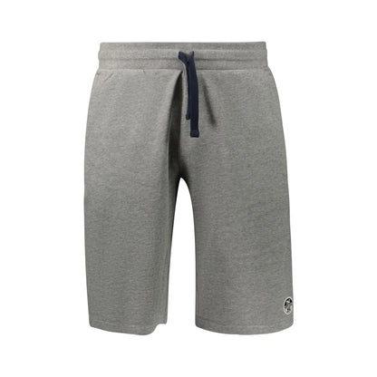 North Sails Pantaloni Tuta Corto Uomo Grigio Logo - foto prodotto
