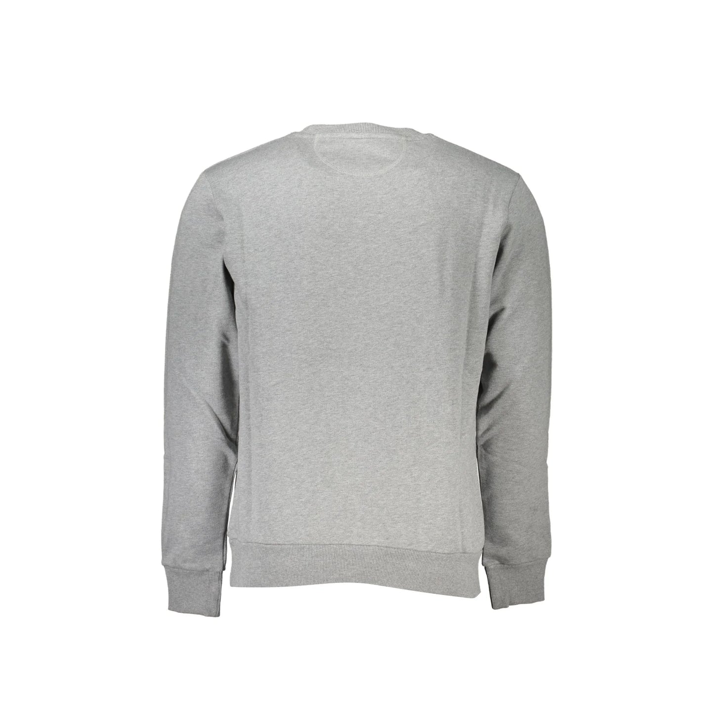 La Martina Felpa Uomo Grigia Girocollo Regular Fit Felpata Logo Felpe grigio - vista 2