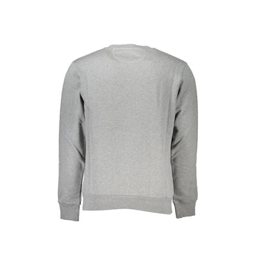 La Martina Felpa Uomo Grigia Girocollo Regular Fit Felpata Logo Felpe grigio - vista 2
