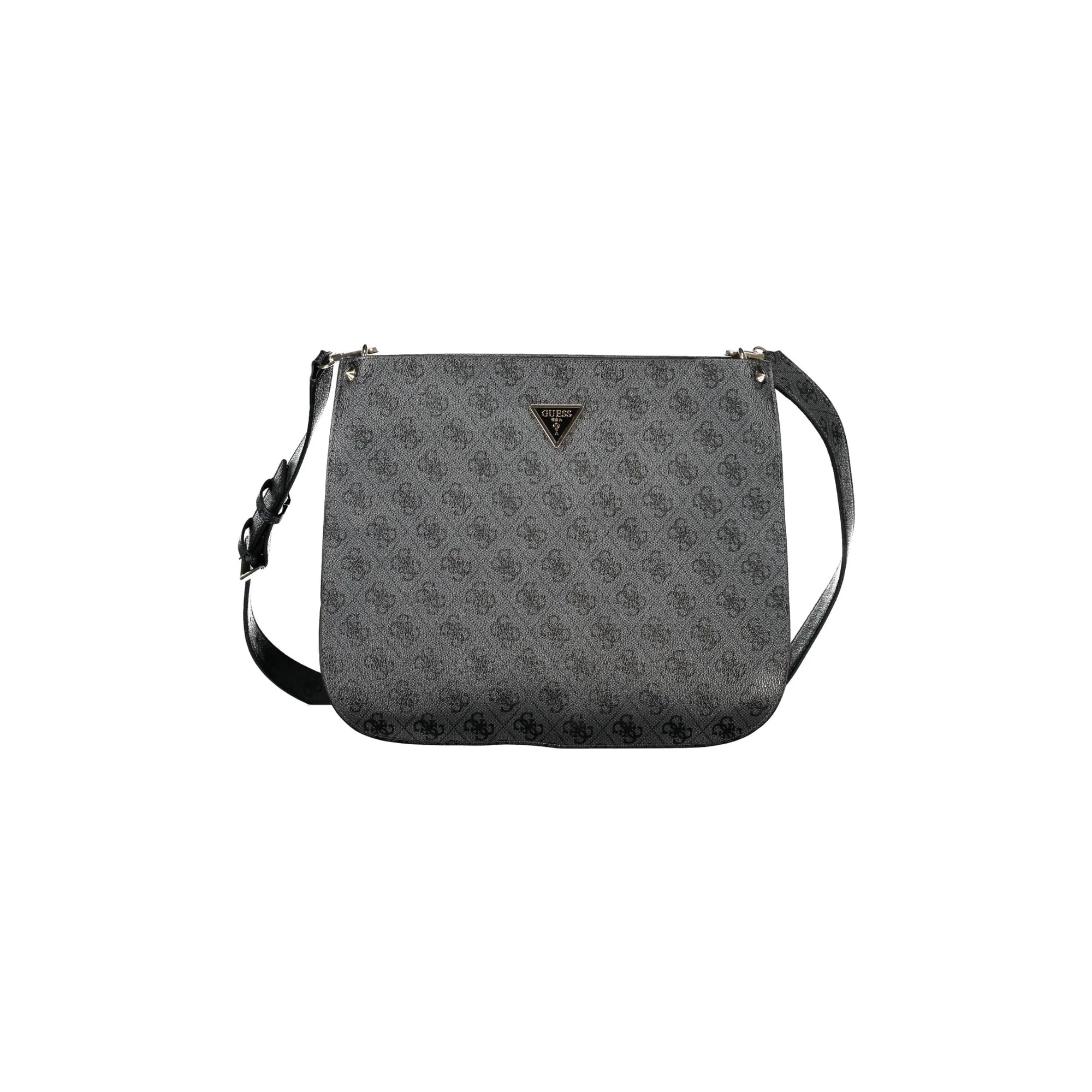 Guess Jeans Borsa a Tracolla Donna Nera Chiusura con Zip Logo Borse Nero - foto prodotto